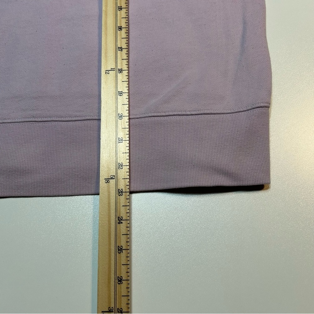 Tna Aritzia Cozy Fleece Boyfriend Crewneck Sweatshirt Lilac Fog Purple - Picture 6 of 6
